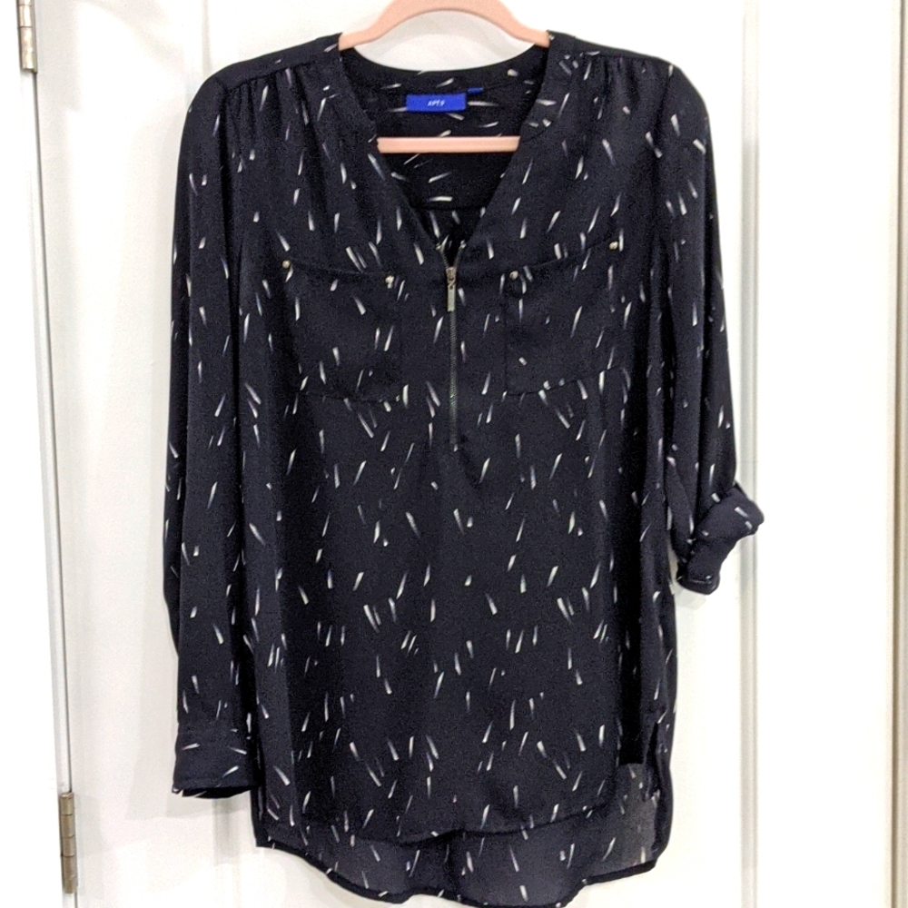 Apt 9 Black Blouse